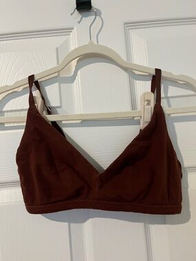 Wireless Soft Cup Bralette in Brown